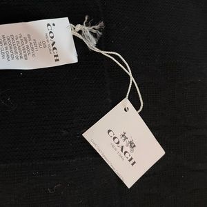 Brand new coach gloves and scarf tags still on